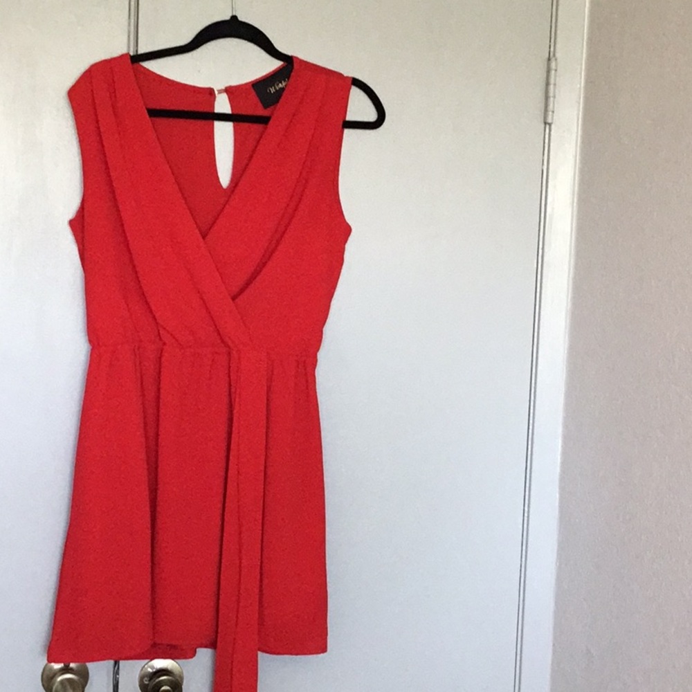 🌼 Final Sale Red Mini Dress